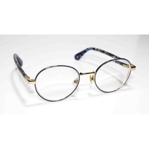 Kate Spade Blue Gold Round Glasses Tortoise Marciann LKS 49 19 12 140‎ Prescript